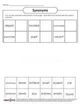 Free Year 3 English Worksheets